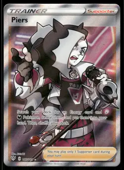 Pokemon Cards Piers 187/189 Darkness Ablaze Rare Ultra NM - Image 1