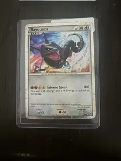 Pokemon Rayquaza SL16 2011 Basic 100 HP Inferno Spear Regular Card - Image 1