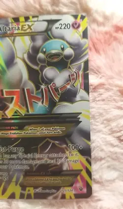 Pokemon Mega M Altaria EX Full Art Ultra Rare Card 121/124 Fates Collide 2016 - Image 2