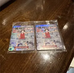 Bandai Namco One Piece Card Game US Voyage Monkey D. Luffy Lot of 2 Cards - Image 1