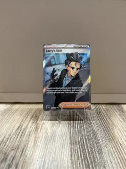 Prismatic Evolutions Larry's Skill Trainer 139/131 Full Art Holo Pokemon Card NM - Image 1