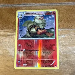 Pokemon Card Arcanine XY - BREAKpoint Reverse Holo Uncommon 11/122 - Image 1