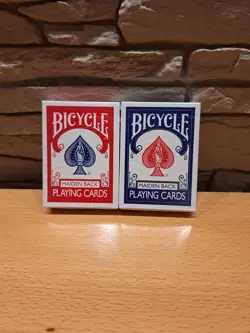 Bicycle Marked Maiden Back Edition 2017 - Red & Blue - Playing Cards by Penguin - Image 1