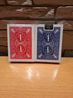 Bicycle Marked Maiden Back Edition 2017 - Red & Blue - Playing Cards by Penguin - Image 2