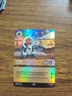 Disney Lorcana Tiana - Warm and Happy (Epic) 205/204 Winterspell card Holo - Image 1