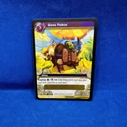 World of Warcraft TCG - Gone Fishin’ - Loot Card - Unscratched - Image 1