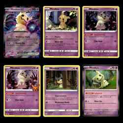6x Mimikyu ex Lot 69 Scarlet Violet Series Journey Together Pokemon Cards Set - Image 1