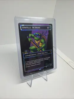 Donatello, the Brains (0085) (Borderless) (Surge Foil) Commander: Teenage Mutant - Image 2