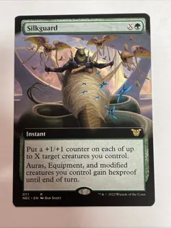 Silkguard (Extended Art) Commander: Kamigawa: Neon Dynasty #71 Rare - Image 1