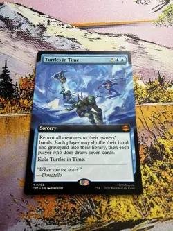 Turtles in Time - Extended Art TMT NM MTG - Image 2