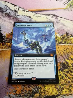 Turtles in Time - Extended Art TMT NM MTG - Image 5