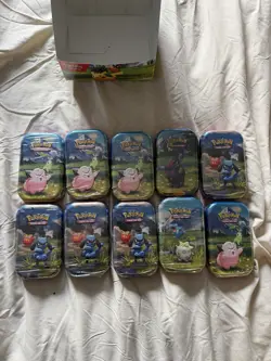 Ascended Heroes Mini Tin Display 10 Factory Sealed Tins Pokemon - Image 2