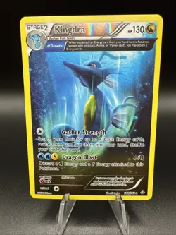 Pokemon TCG Kingdra (Alpha) 108/160 XY Primal Clash Reverse Holo, NM - Image 1