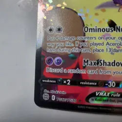 Pokemon TCG Mimikyu VMAX TG17/TG30 Brilliant Stars Trainer Gallery Holo NM - Image 3
