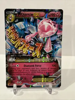 M Diancie EX XY44 XY Pokemon TCG Black Star Promo (HP) - Image 2