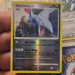 Pokemon Skarmory Basic Steel 70 HP Uncommon Great Encounters 53/106 Reverse Holo - Image 1