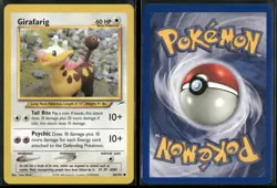 ✰ GIRAFARIG 66/105 COMMON NEO DESTINY POKEMON ✰ LP - Image 1