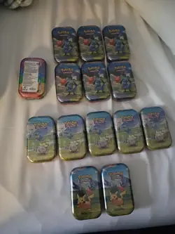 🔥👀📈Pokemon Mega Evolution Ascended Heroes 14 Sealed Mini Tins. 📈👀🔥 - Image 2