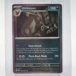 Umbreon Prismatic Evolutions Holo Pokemon TCG 059/131 Scarlet & Violet Rare - Image 1