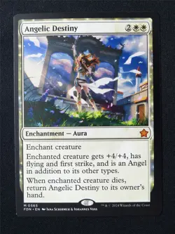 Angelic Destiny - FDN - Mtg Card #5AU - Image 1