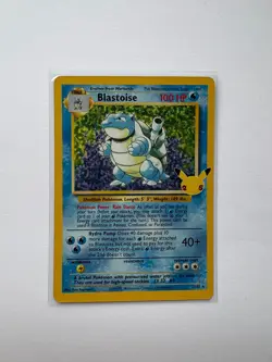 Pokemon TCG Blastoise Holo 2/102 Celebrations 25th Anniversary Edition - Image 1