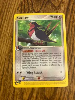 Pokemon TCG Swellow EX Battle Stadium 46/109 Regular Uncommon LP - Image 1