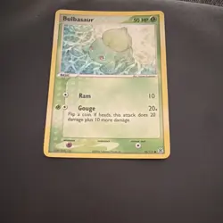 Pokemon Bulbasaur EX FireRed & LeafGreen Reverse Holo 55/112 50 HP Common - Image 1