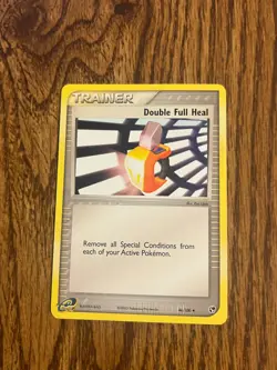 Pokemon TCG Double Full Heal Diamond & Pearl 105/130 Regular Uncommon LP - Image 1