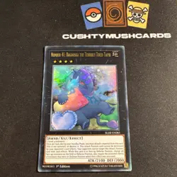 YUGIOH NUMBER 41 BAGOOSKA THE TERRIBLY TIRED TAPIR ULTRA RARE AC18/BLRR 1ST ED - Image 1