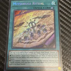 Mitsurugi Ritual L26D-ENM15 Holo 1st Edition Spell-Ritual Konami Yu-Gi-Oh! TCG - Image 1