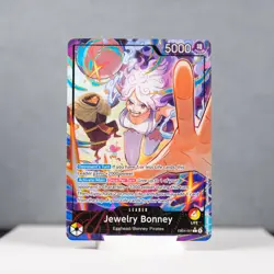 One Piece TCG English EB04-001 Jewelry Bonney Leader Alt Art Parallel - Image 1