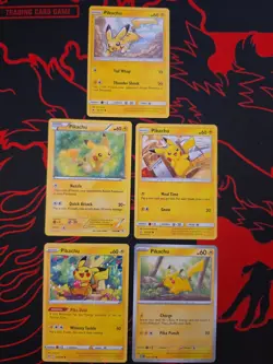 5x Pikachu Card LOT - Pokemon TCG - Image 1