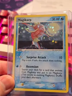 Magikarp 67/112 LP Reverse Energy Holo Fire Red Leaf Green Pokemon Card! RARE - Image 2