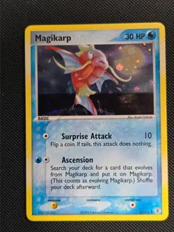 Magikarp 67/112 LP Reverse Energy Holo Fire Red Leaf Green Pokemon Card! RARE - Image 3