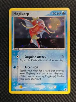 Magikarp 67/112 LP Reverse Energy Holo Fire Red Leaf Green Pokemon Card! RARE - Image 4