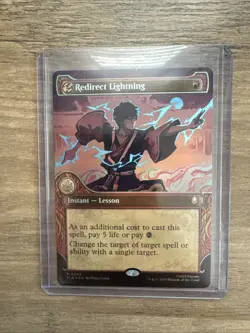 Magic The Gathering The Last Airbender Redirect Lightning Foil Showcase Card - Image 1
