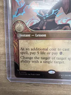 Magic The Gathering The Last Airbender Redirect Lightning Foil Showcase Card - Image 3