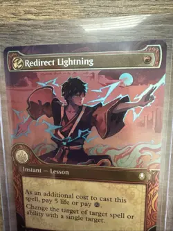 Magic The Gathering The Last Airbender Redirect Lightning Foil Showcase Card - Image 4