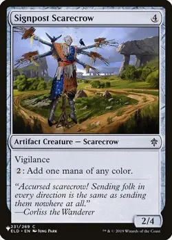 [MTG] Signpost Scarecrow (ELD-231) (PLST) NM - Image 1