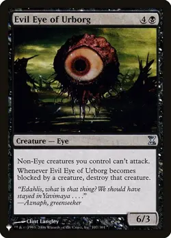 [MTG] Evil Eye of Urborg (TSP-107) (PLST) NM - Image 1
