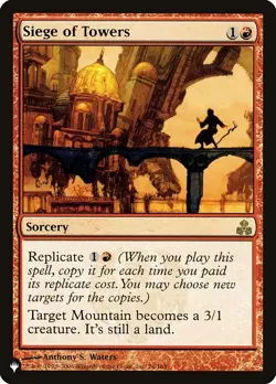 [MTG] Siege of Towers (GPT-76) (PLST) NM - Image 1