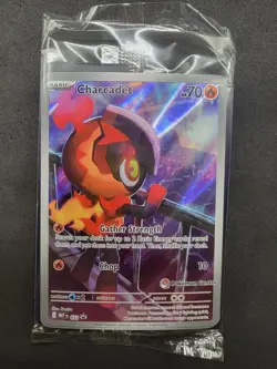 SEALED Pokemon Center Stamped Phantasmal Flames Charcadet ETB Promo 022 - Image 1