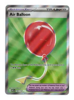 Pokemon Air Balloon 166/132 Mega Evolution Ultra Rare Full Art NM 2025 English - Image 1