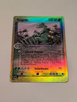 Pokemon Card - Sceptile Ruby and Sapphire 11/109 Rare Reverse Holo Damaged - Image 1