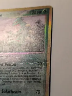 Pokemon Card - Sceptile Ruby and Sapphire 11/109 Rare Reverse Holo Damaged - Image 5