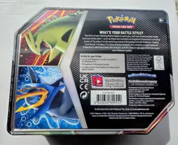 Pokemon Tyranitar V Strikers Factory sealed Over Full Tin - 5 packs 820650809552 - Image 4