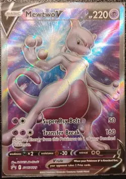 Mewtwo V SWSH229 - Pokemon Sword & Shield Promo Ultra Rare NM - Image 1
