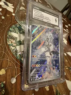 Pokemon N's Reshiram 167/159 Journey Together Illustration Rare Holo CGC 9 - Image 4