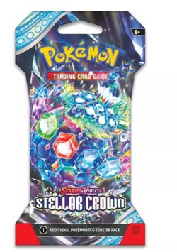 Pokemon Scarlet And Violet Stellar Crown Sleeved Booster Bundle Lot Of 10 Packs! - Image 2