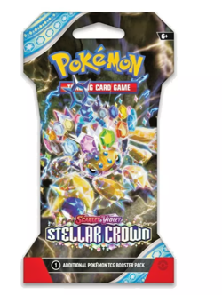 Pokemon Scarlet And Violet Stellar Crown Sleeved Booster Bundle Lot Of 10 Packs! - Image 3